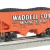 Williams By Bachmann 48208 O Gauge 55 Ton 2 Bay Hopper With Coal Load Waddell