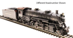 BLI 4664 HO Scale 2-8-2 USAR Light Mikado Pennsylvania PRR 9630 DCC Sound - Like New Used