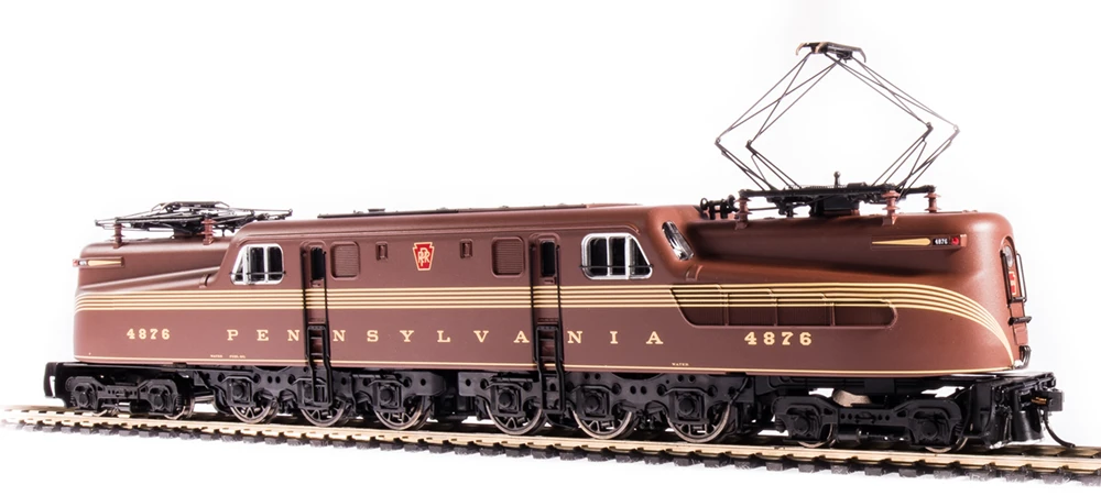 BLI 6364 HO Scale GG1 Electric Pennsylvania Tuscan 5-Stripe PRR 4876 DCC Sound - Image 3