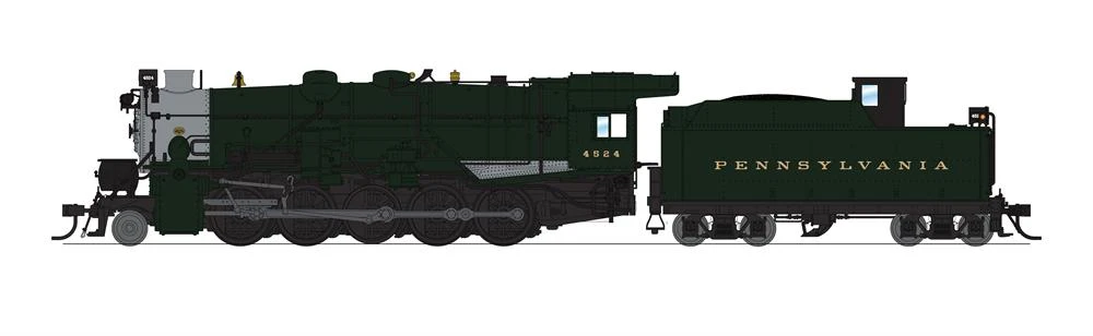 BLI 6763 HO Scale I1sa 2-10-0 Steam Loco With Short Tender Pennsylvania PRR 4524 DCC/Sound/Paragon4 - Image 3