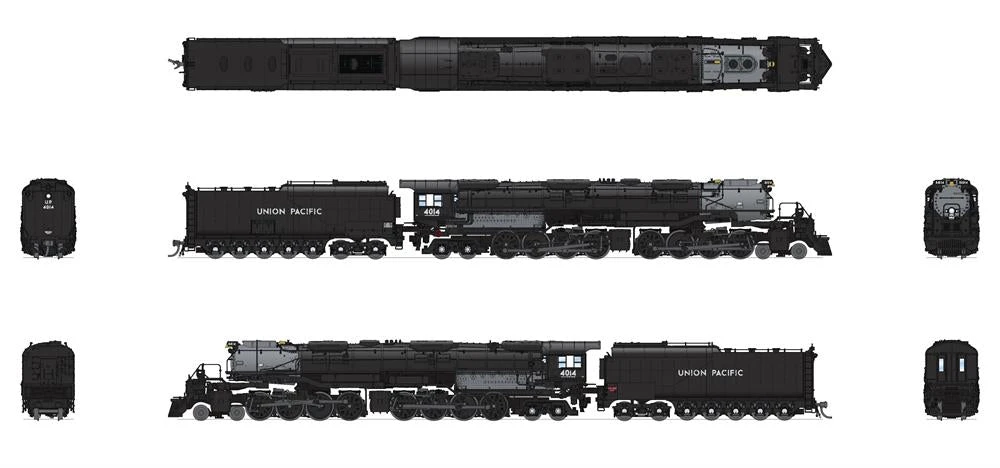 BLI 7236 N Scale Big Boy 4-8-8-4 Steam Loco Union Pacific (Tour Excursion) UP 4014 Paragon4 - Image 2