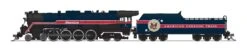 BLI 7407 N Scale 4-8-4 T1 Steam Locomotive Reading American Freedom Train #1 With Paragon4
