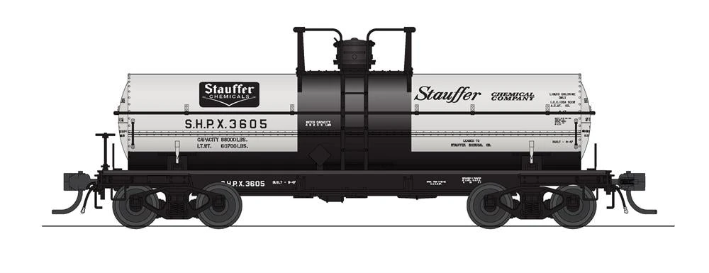 BLI 7670 HO Scale 6000 Gallon Tank Car Columbia/Stauffer 1960s Variety 2 Pack B - Image 2