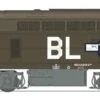 BLI 8291 HO Scale Baldwin RF-16 Sharknose Diesel US Air Force USAF 801 - Stealth