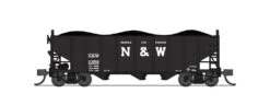 BLI (Broadway Limited Imports) 7142 N Scale H2a 3 Bay Hopper Norfolk & Western N&W 2 Pack A