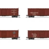 BLI (Broadway Limited Imports) 7270 N Scale 40' NYC Boxcar 1930's Variety Set A (NYC, MC, P&E, B&A)