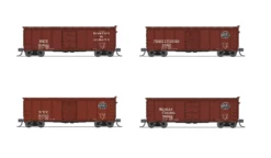 BLI (Broadway Limited Imports) 7270 N Scale 40' NYC Boxcar 1930's Variety Set A (NYC, MC, P&E, B&A)