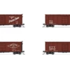 BLI (Broadway Limited Imports) 7272 N Scale 40' NYC Boxcar 1950's Variety Set C (NYC, RDG, DLW, NB)