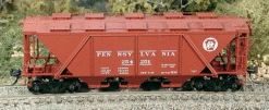 Bowser 40963 HO Scale H30 Covered Hopper "Circle Keystone" Pennsylvania PRR 254307 -NOS