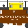 Bowser 43378 HO Scale PRR N5B Caboose Cabin Pennsylvania PRR 477767 - Trainphone