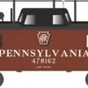 Bowser 43416 HO Scale PRR N8 Caboose Cabin W/Antenna Pennsylvania "Lake Region" PRR 478140