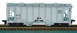 Bowser 55671 HO Scale 70 Ton 2 Bay Covered Hopper Kit WM # Varies- NOS