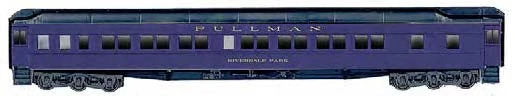 Branchline Trains 5033 HO Scale PS 8-1-2 Sleeper Kit Wabash "Riverside Park" - NOS