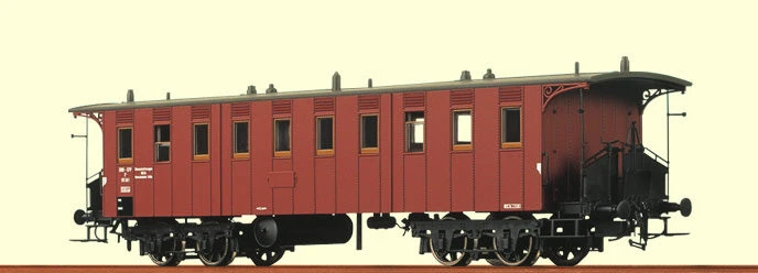 Brawa 45020 HO Scale 4 Axle Crew Coach Passenger Car SBB 95 361 - NOS