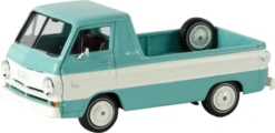 Brekina 34329 HO Scale (1:87) 1964 Dodge A 100 Pickup Truck Light Green And White