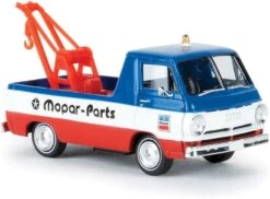 Brekina 34345 HO Scale (1:87) 1964 Dodge A 100 Tow Truck Mopar Parts