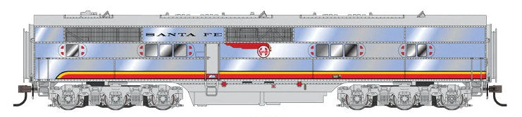 Broadway Limited Imports 4536 HO Scale E1 Santa Fe ATSF #2A Paragon3 - NOS