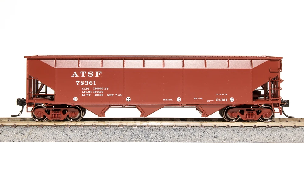 Broadway Limited Imports 7370 HO Scale AAR 70 Ton Triple Hopper Santa Fe ATSF 4 Pack