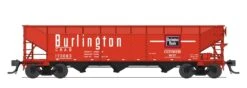 Broadway Limited Imports 7372 HO Scale AAR 70 Ton Triple Hopper Burlington CB&Q 4 Pack