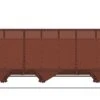 Broadway Limited Imports 7386 HO Scale AAR 70 Ton Tripple Hopper Oxide Red Unlettered