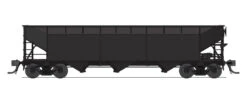 Broadway Limited Imports 7387 HO Scale AAR 70 Ton Triple Hopper Black Unlettered