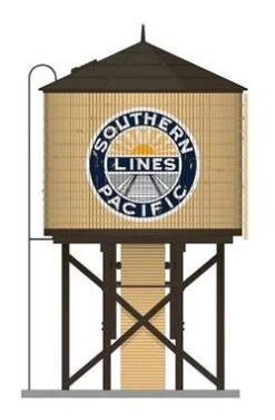 Broadway Limited Imports 7923 HO Scale Wood Water Tower - Southern Pacific SP (Operating/Sound)