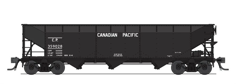 Broadway Limited Imports 8109 HO Scale 70 Ton Triple Hopper Canadian Pacific CP 4 Pack