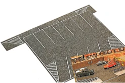 Busch 7076 N Scale Self Adhesive Flexible Paved Parking Lot (8 X 6-1/2")