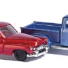 Busch 8349 N Scale Chevy Pickup And Buick 2 Door Car 2 Pack