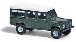Busch 8371 N Scale Land Rover Discovery Dark Gray And White