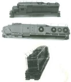 Cal Scale Superdetail 406 HO Scale PRR Induction Phone Antenna Supports For EMD GP30