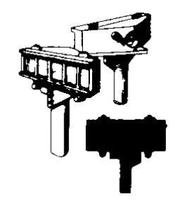 Cal Scale Superdetail NB-260 HO Scale Right And Left Number Boards