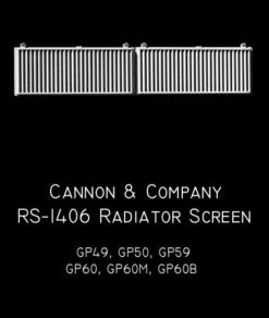 Cannon & Company 1406 HO Scale Radiator Screens GP50/60