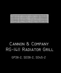 Cannon & Company 1411 HO Scale Wire Grilles EMD SD45-2