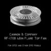 Cannon & Company 1708 HO Scale Flare Top Radiator Fan For GP20 & Other EMD Units