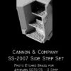 Cannon & Company 2007 HO Scale Photo-Etched Brass Engine Step Set For Athearn SD70 With 3 Steps