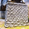Chooch 8431 HO Scale Single Cut Stone Bridge Pier With Rectangular Base
