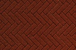 Chooch 8665 HO S Or O Flexible Dark Red Large Brick Pavers Sheet Herringbone Pattern 2 Pack