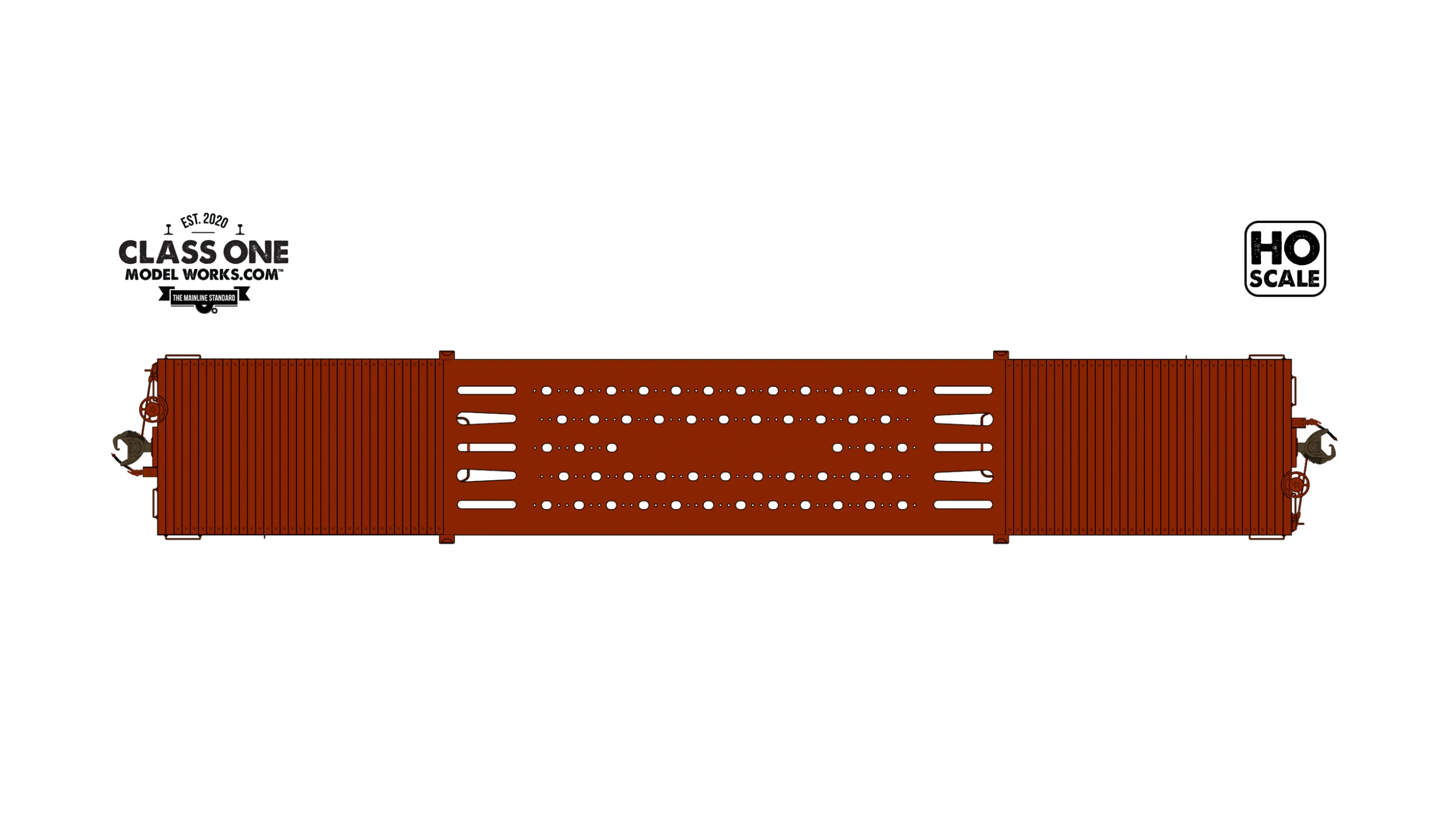 Class One Model Works FC00214 HO Scale GSC Heavy Duty Flatcar "Wood Deck" Union Pacific UP 50001 - Image 2