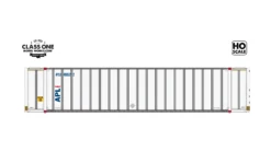 Class One Model Works HO Scale Hyundai 48' Container American President Lines APLU 489522/491274 2Pk