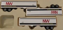 Con-Cor 4-008114 HO Scale 40' Trailer 3 Pack Norfolk & Western NW -NOS