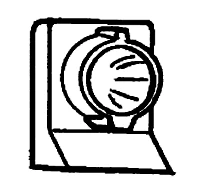 Custom Finishing 293 HO Scale Platform End Mount Ditch Lights