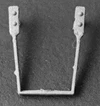Details Associates SS-6415 HO Scale Freight Car Slant Stirrups Side Mount (8 Pack)