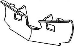 Details West PL-233 NS CSX SP Style Snow Plow