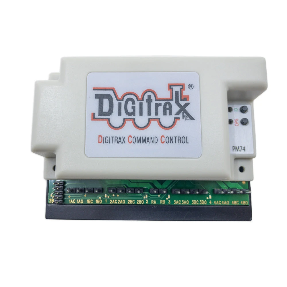Digitrax PM74 Power Manager For 4 Independent Sub Districts