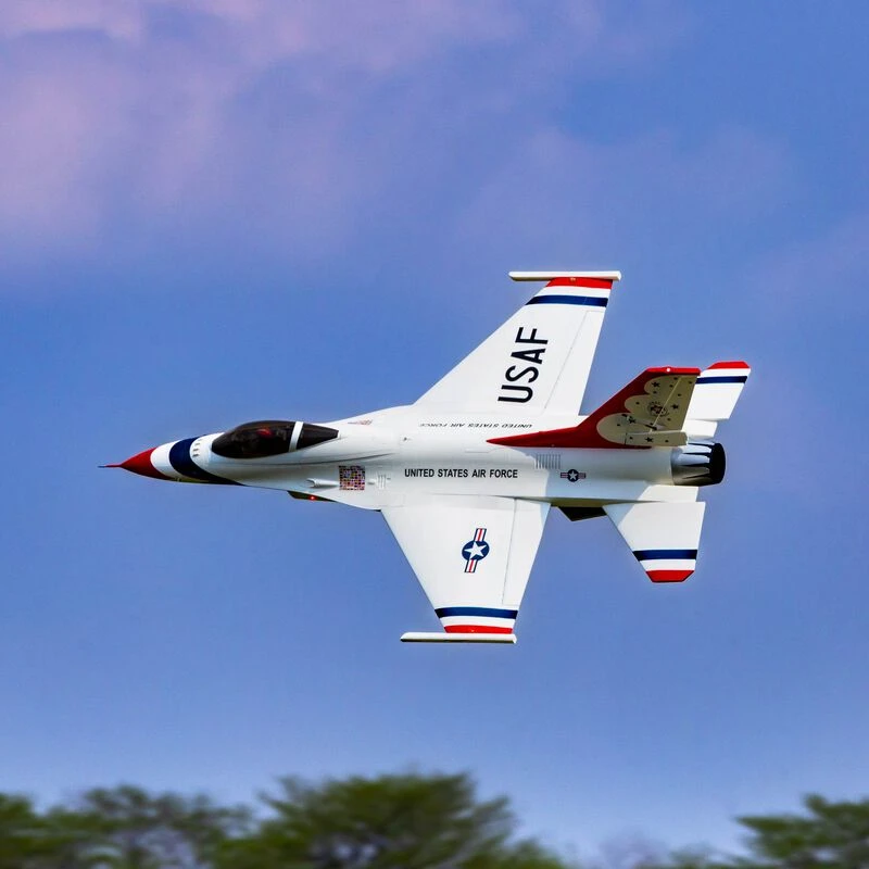 E-flite EFL87970 F-16 Thunderbird 80mm EDF Jet ARF Plus With ASX3 And Safe Select - Image 6