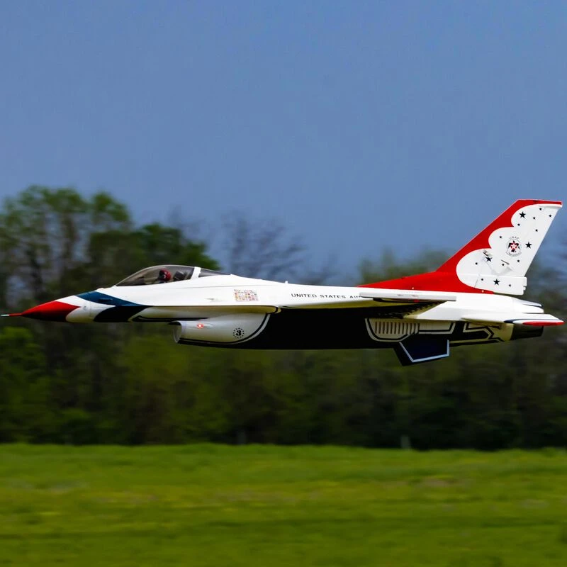 E-flite EFL87970 F-16 Thunderbird 80mm EDF Jet ARF Plus With ASX3 And Safe Select - Image 8