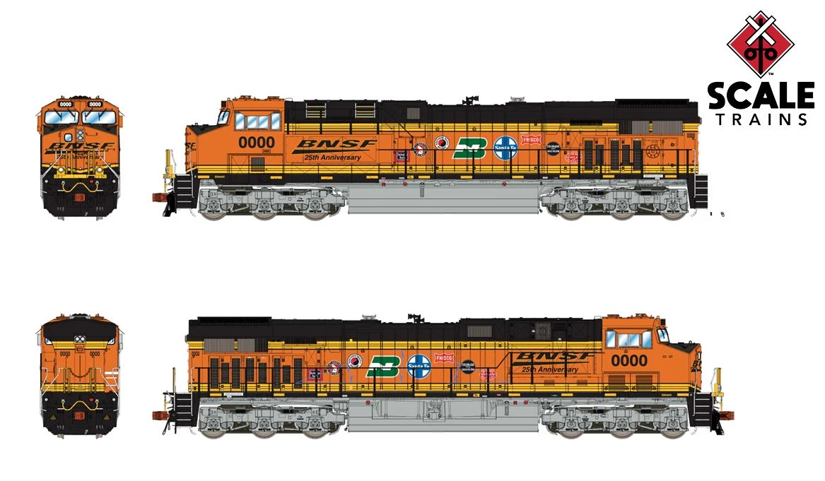 Fox Valley Models 10008 N Scale ES44AC "25th/Heritage III" BNSF 6179 DCC LokSound - Image 2