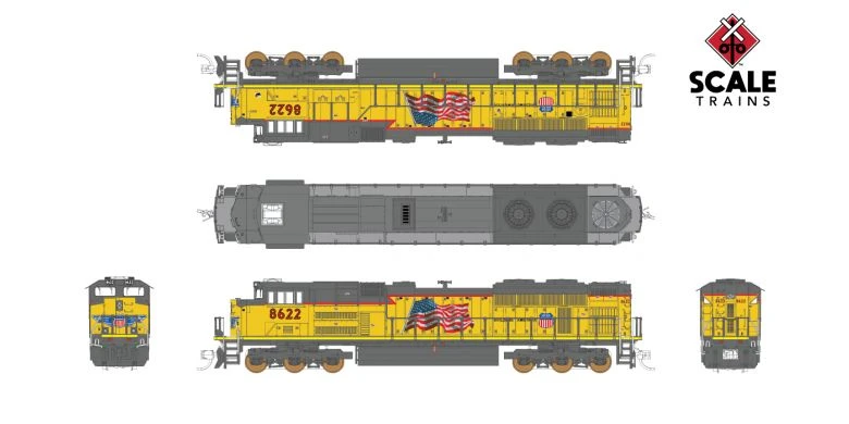 Fox Valley Models 10190 N Scale EMD SD70ACe Union Pacific UP 8670 LokSound - Image 2