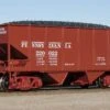 Fox Valley Models 15027 HO Scale USRA 55-Ton 2-Bay Open Hopper Pennsylvania PRR 220179